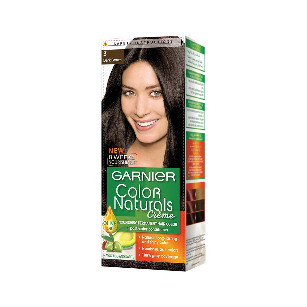 GARNIER COLOR (3) DARK BROWN