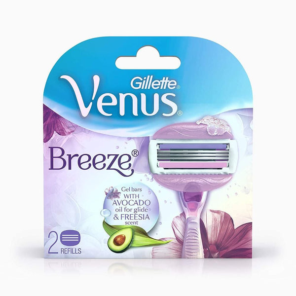 GILLETE VENUS BREEze ROZER 2 bLADES