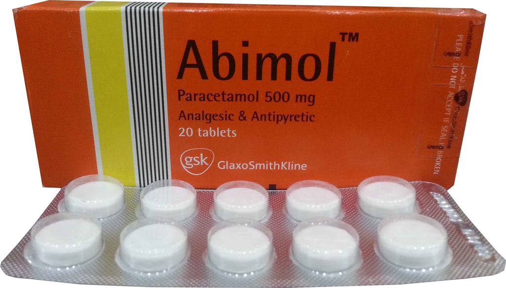 ABIMOL 500 MG  20 TAB