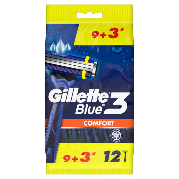 GILLETTE BLUE3 COMFORT 9+3 PCS