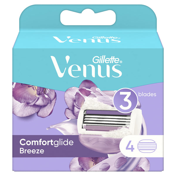 GILLETE venus breeze GEL BLADES 4PC