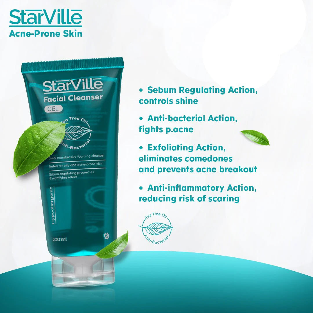 STAR VILLE  ACNE PRONE FACIAL CLEANSER