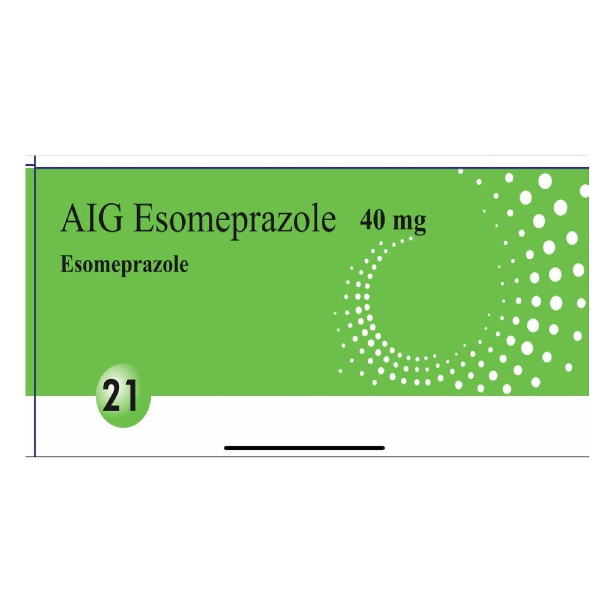 AIG ESOMEPRAZOLE 40 MG 21 CAPS