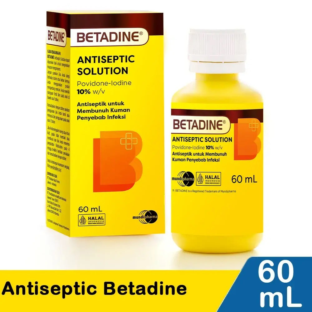 BETADINE ANTISEPTIC 60 ML