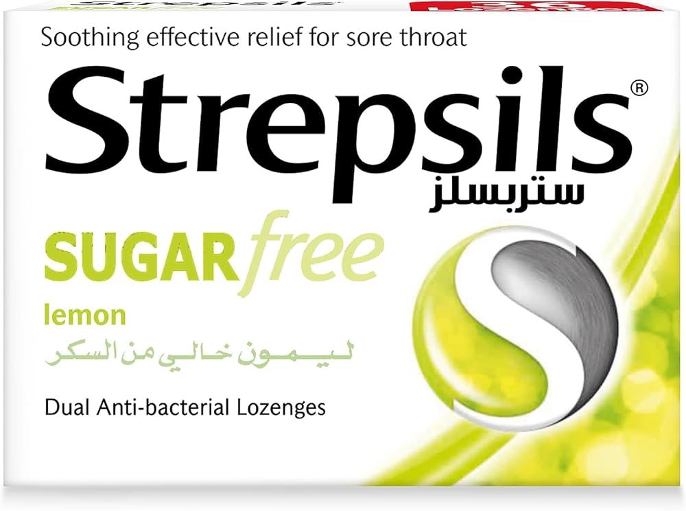 STREPSILS LEMON SUGAR FREE 16 LOZENGES