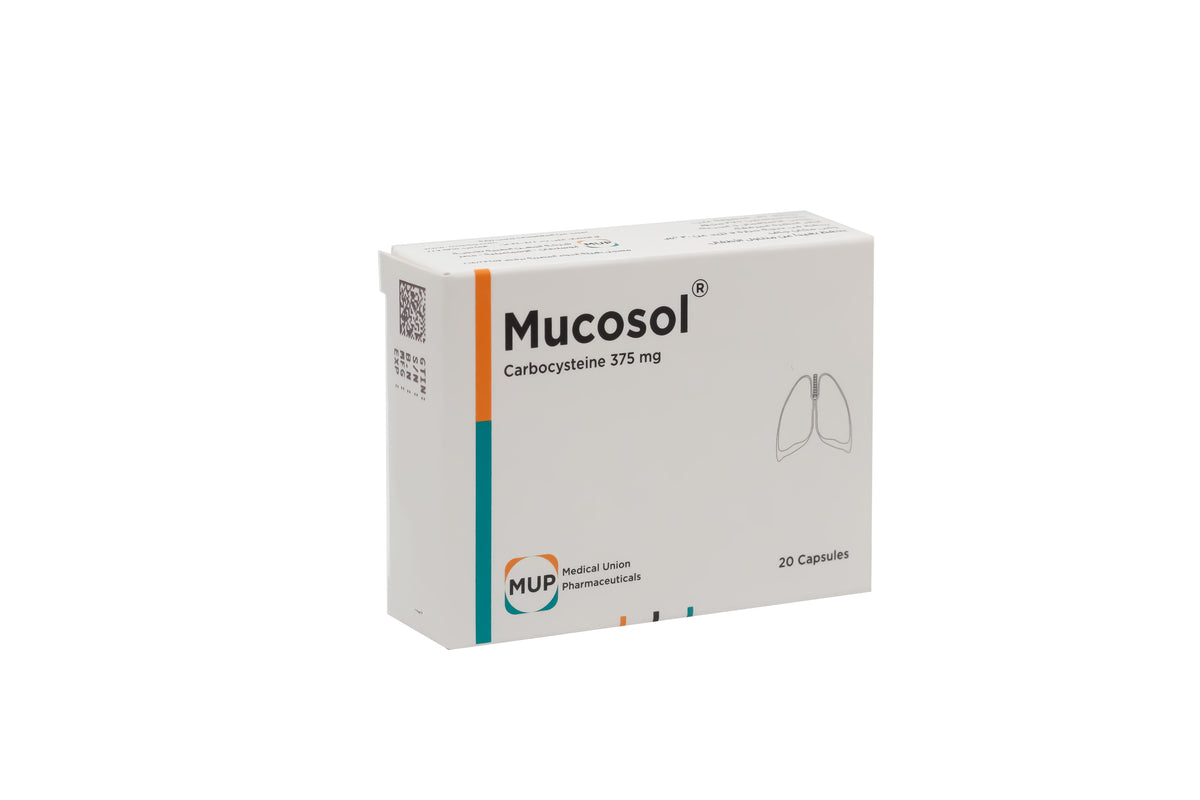 MUCOSOL 375 MG 20 CAP