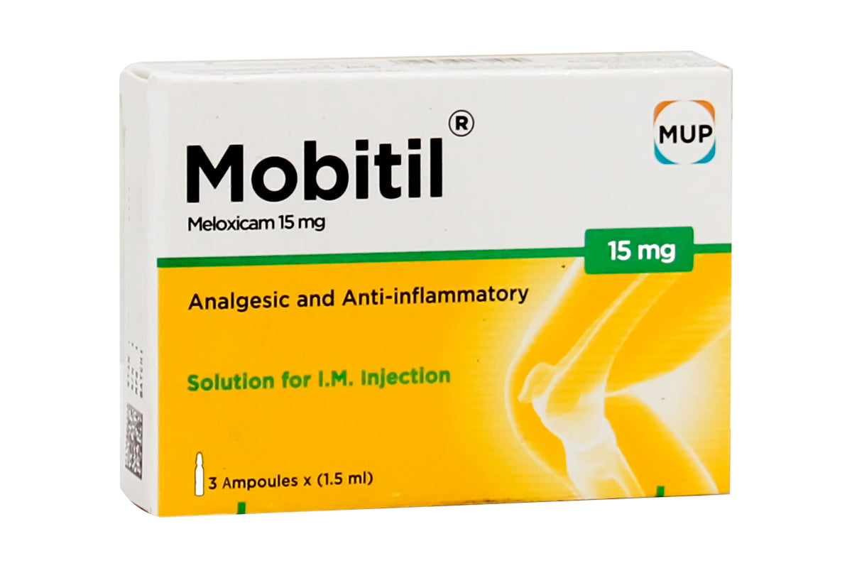 MOBITIL 15 MG 3 AMP NEW