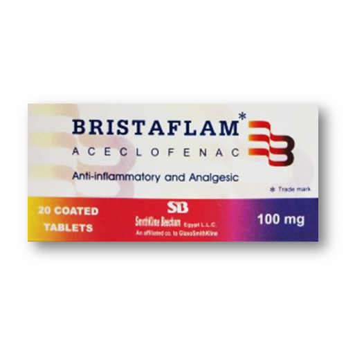 BRISTAFLAM 100 MG 20 TAB