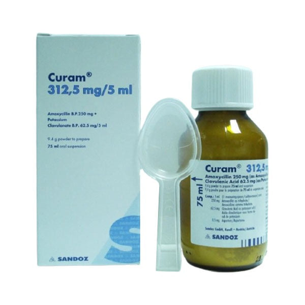 CURAM 312.5MG SUSP 75 ml