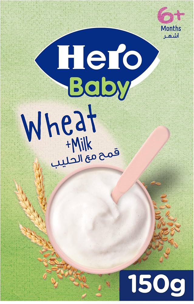 HERO BABY WHEAT&MILK CEREAL 125 GM