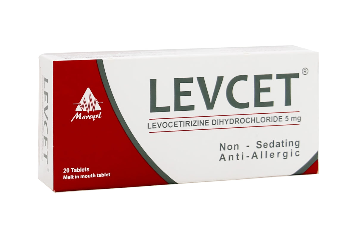 LEVCET 5MG 20 TAB