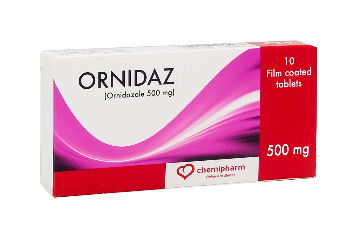 ORNIDAZ 500 MG 10 TAB