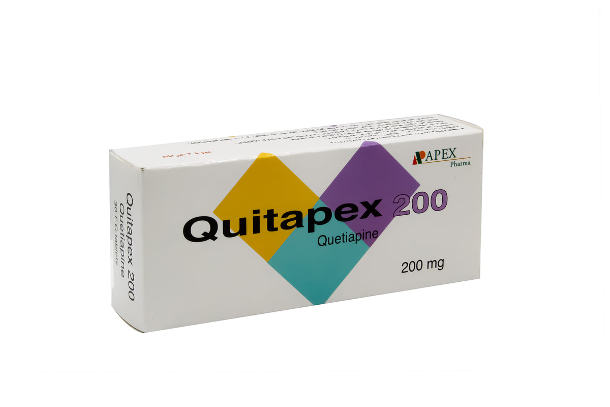 QUITAPEX 200 MG 30 TAB new