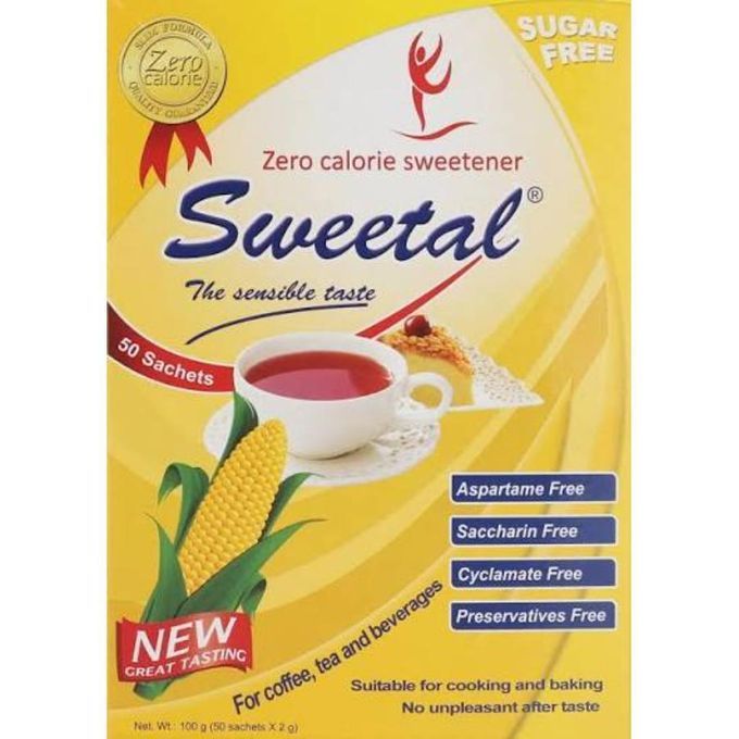 SWEETAL 50 SACHETS 100 G