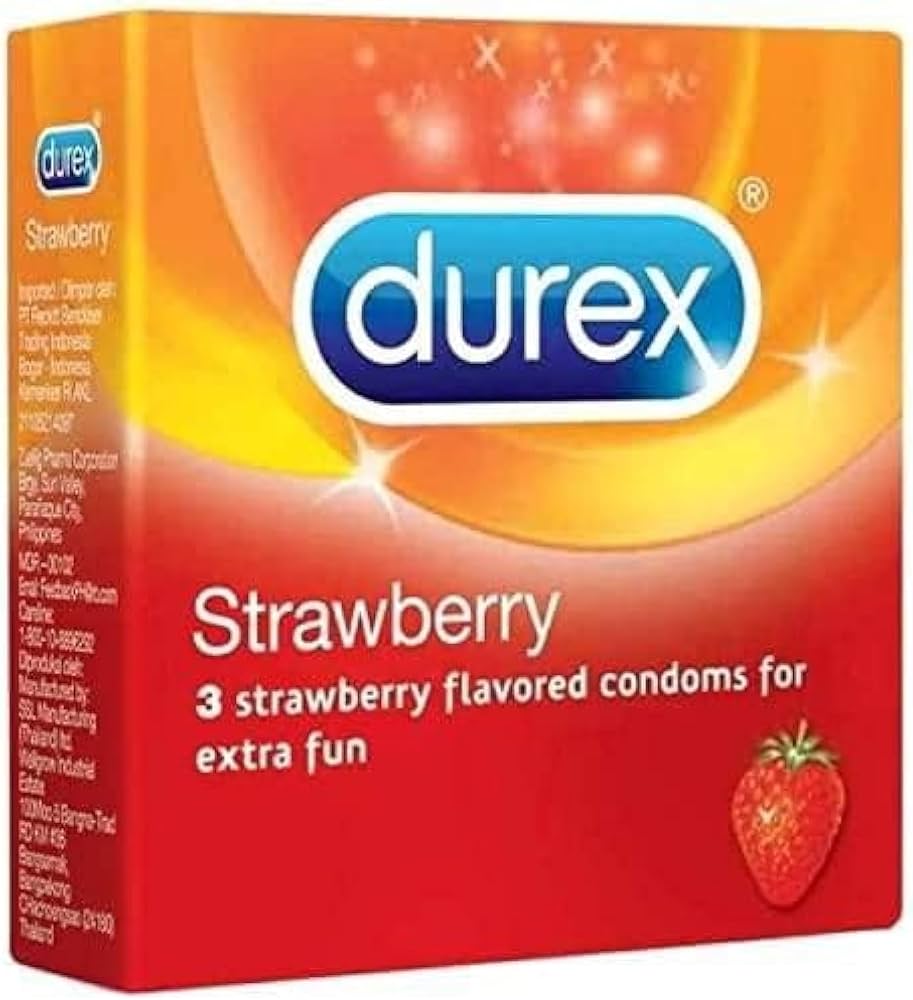 DUREX STRAWBERRY 3 CONDOMS OFERR