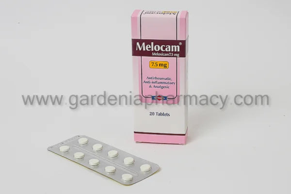 MELOCAM 7.5 MG 20 TAB new