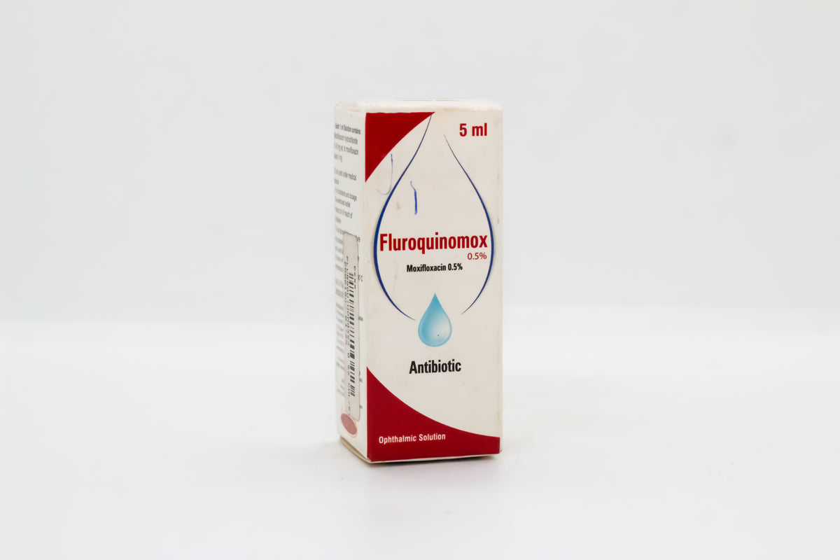 FLUROQUINOMOX 05% 5 ML EYE DROP
