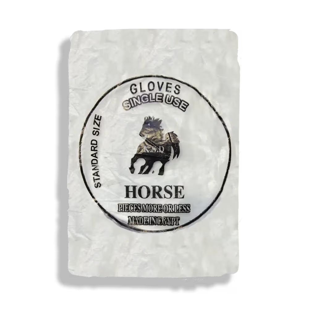 GLOVES HORSE PLATIC