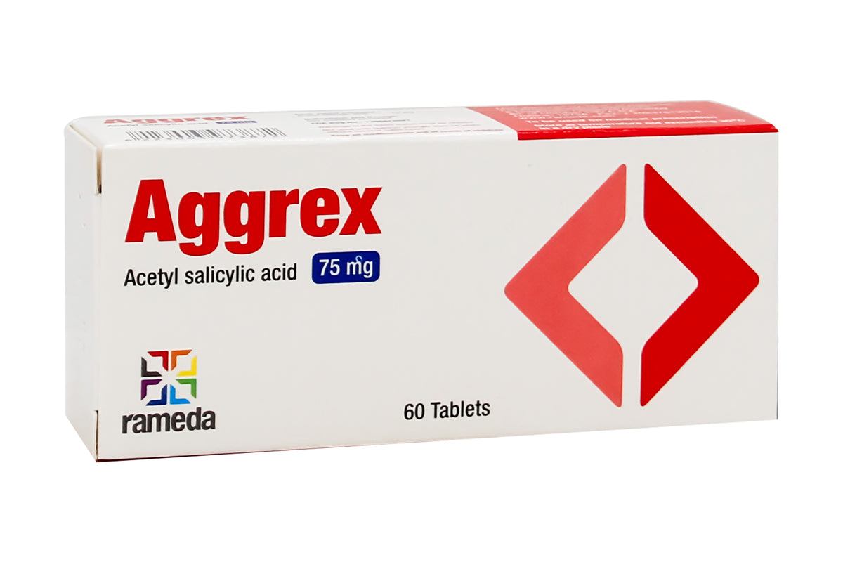 AGGREX 75 MG 60 TAB