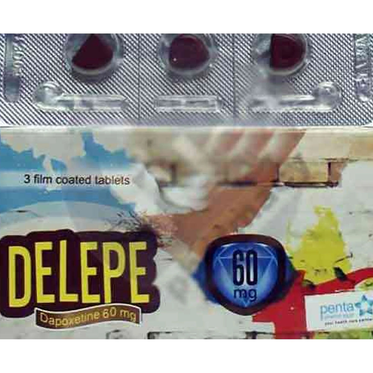 DELEPE 60 MG 3 TAB