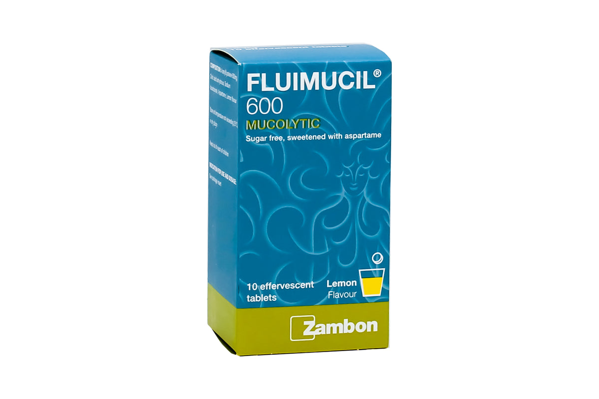 FLUIMUCIL 600 MG 10 TAB