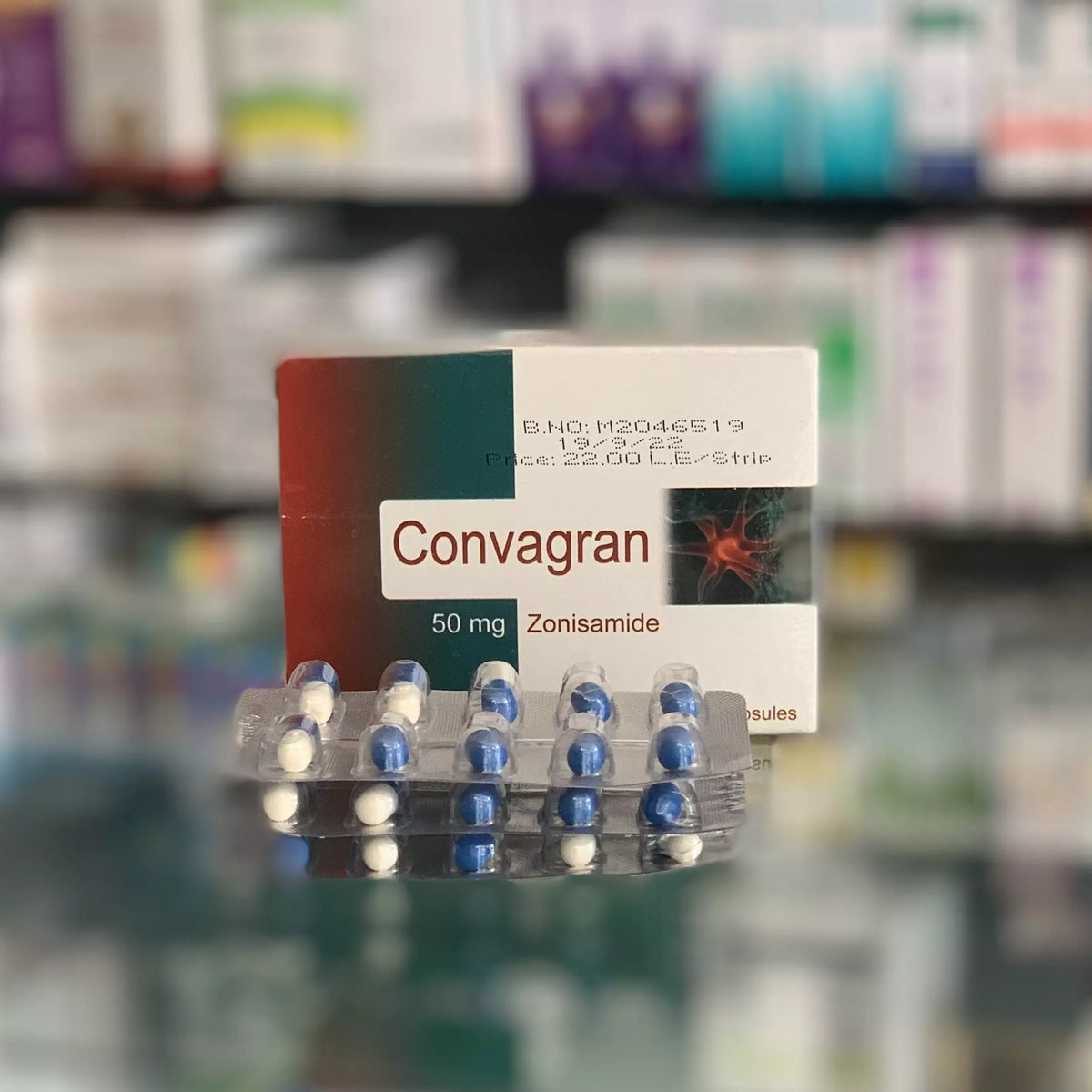 CONVAGRAN 50 MG 30 CAP