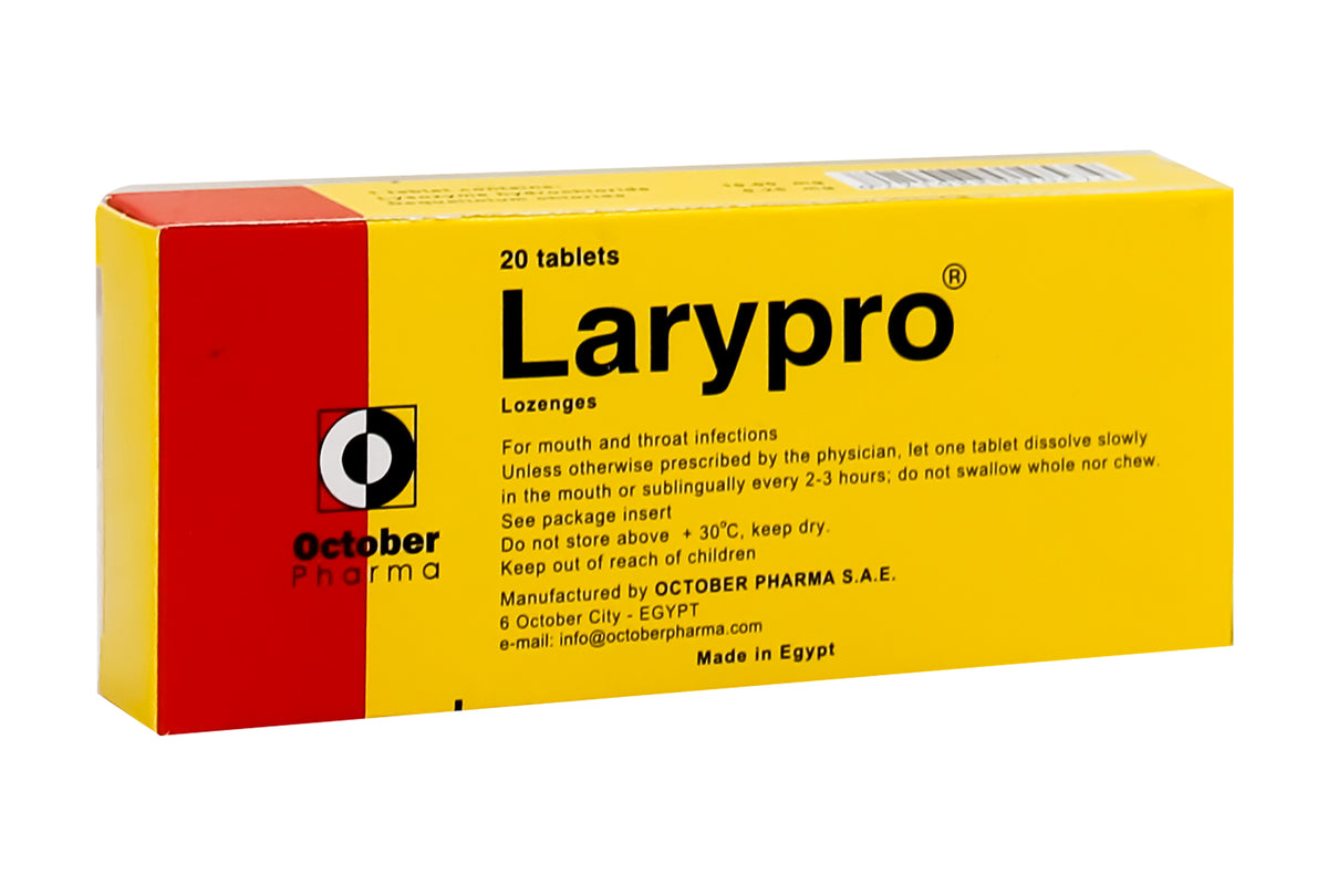 LARYPRO 20 LOZ NEW