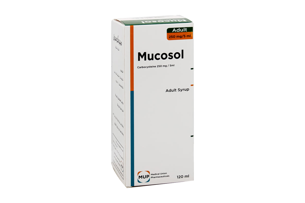 MUCOSOL ADULT 120 ML SYRUP NEW