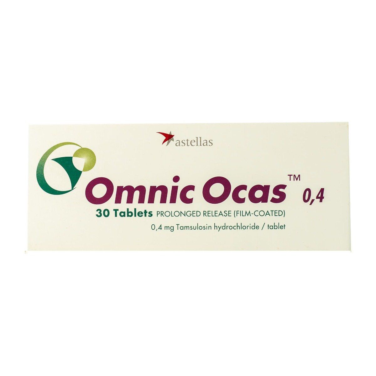OMNIC OCAS 0.4 MG 30 TAB NEW