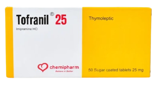 TOFRANIL 25 MG 50 TAB
