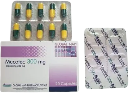 MUCOTEC 300 MG 20 CAP NEW