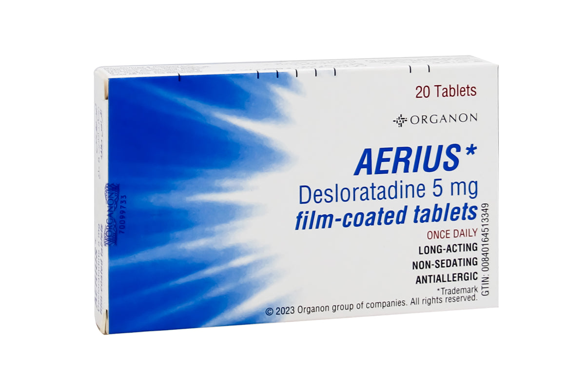 AERIUS 5 MG 20 TAB NEW