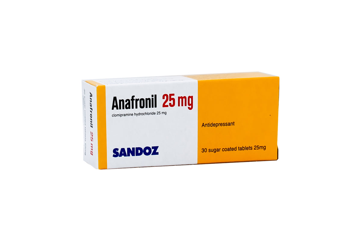 ANAFRONIL 25 MG 30 TAB NEW