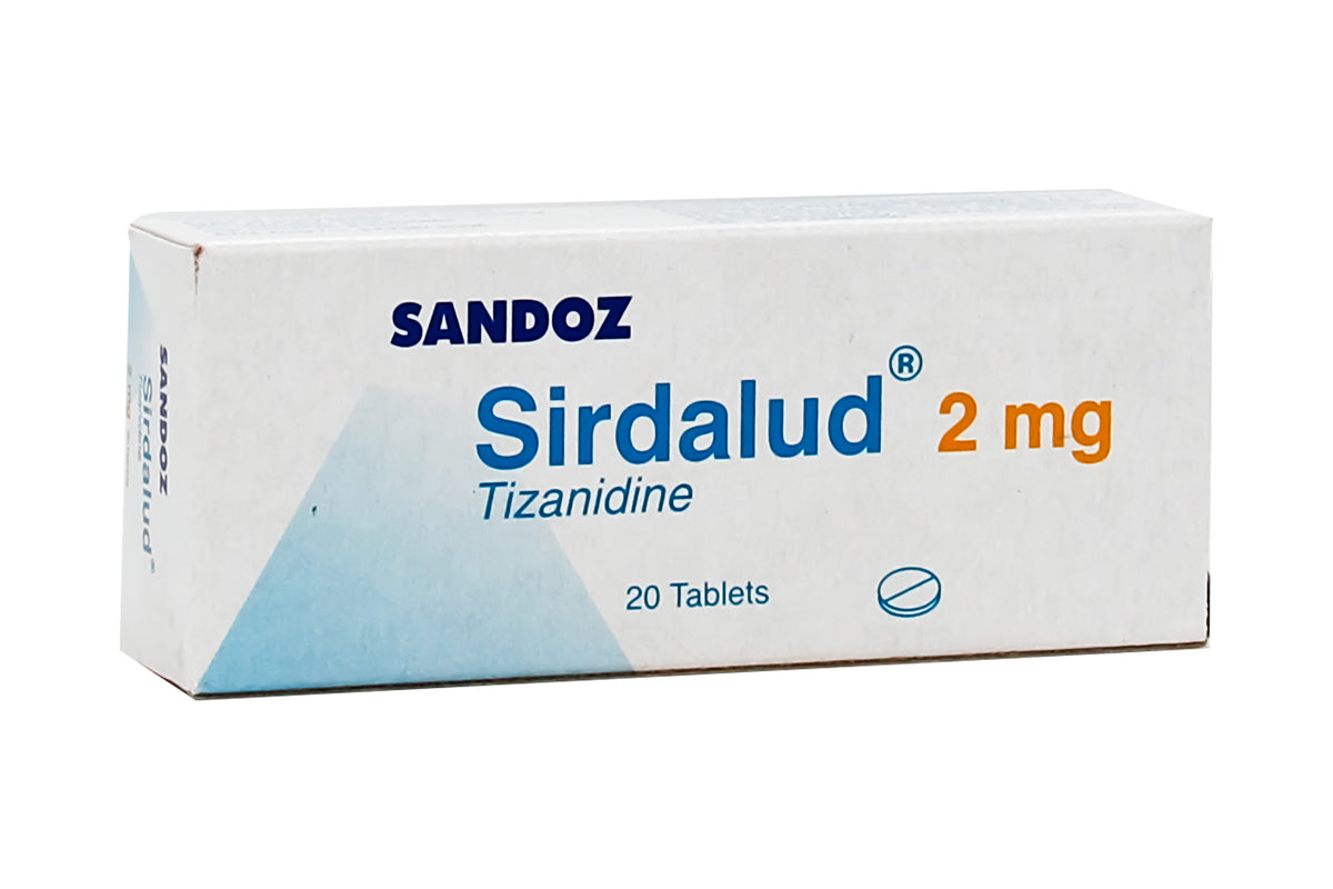 SIRDALUD 2 MG 20 TAB new