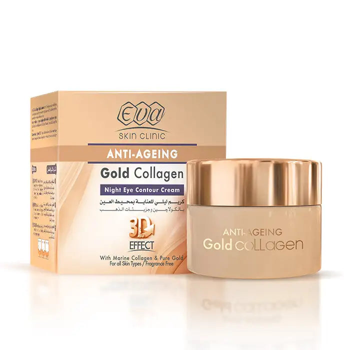 EVA COLLAGEN GOLD COLLAGEN NIGHT EYE CREAM 15ML