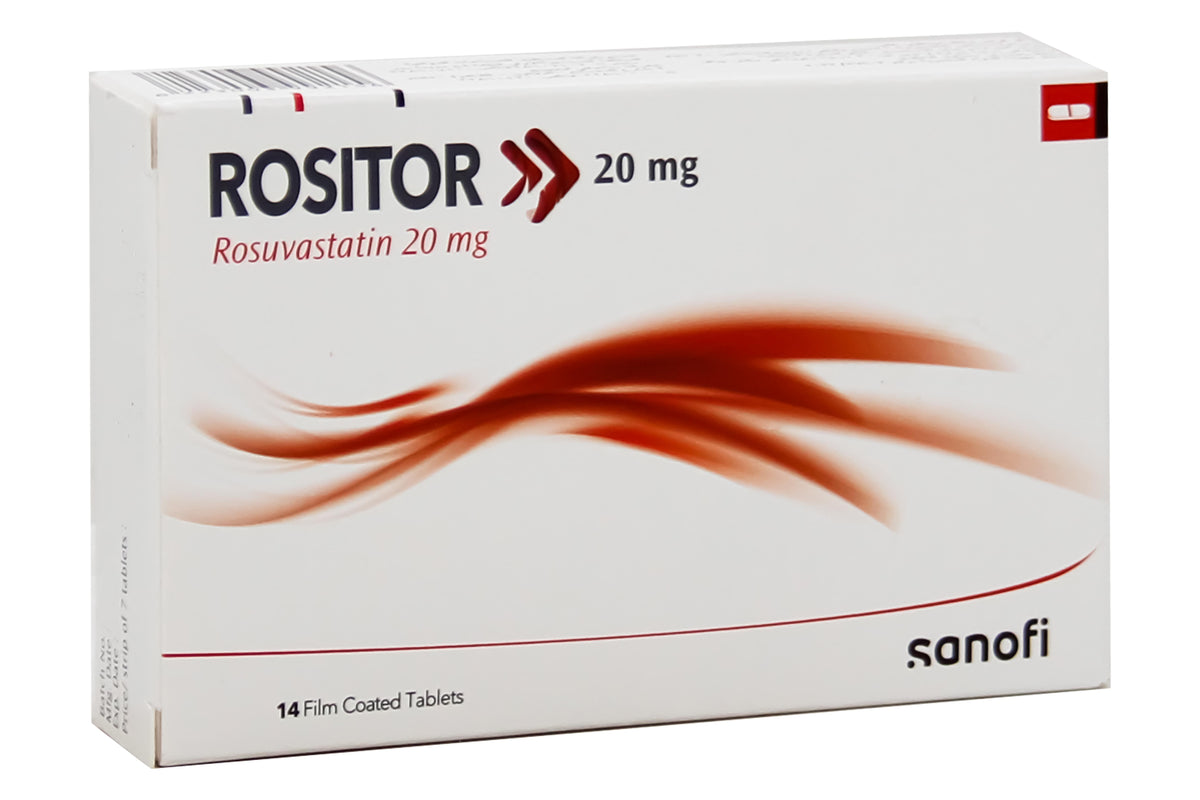 ROSITOR 20 MG 14 TAB