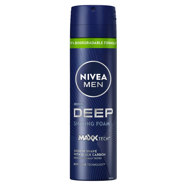 NIVEA DEEP SHAVING foam 200 ml
