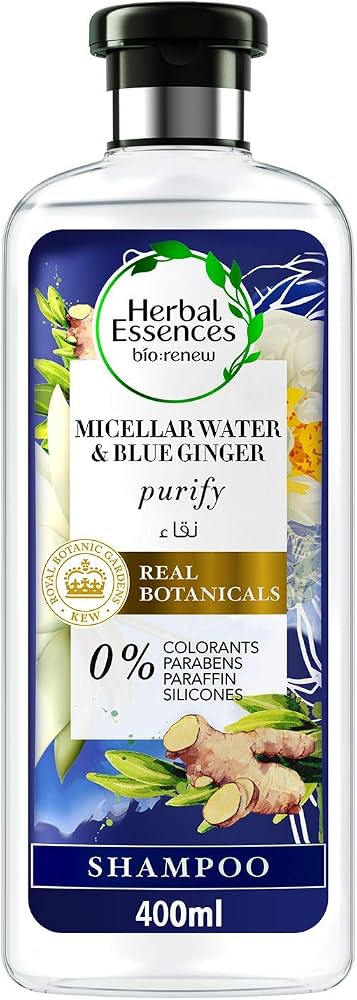 HERBAL SHAMPOO MICELLAR WATER & BLUE GINGER 400 ML