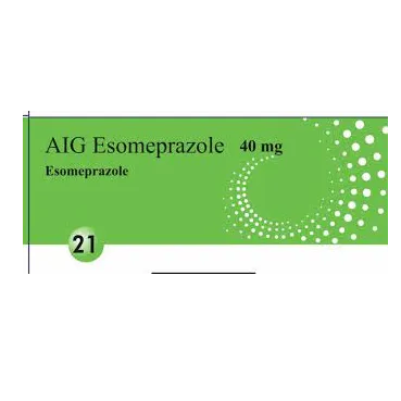 AIG ESOMEPRAZOLE 40 MG 21 CAPS.