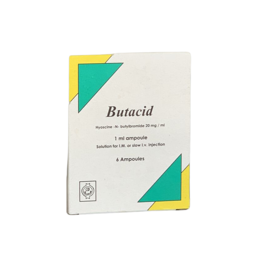 BUTACID 20MG/ML 6 I.M./I.V. AMP.