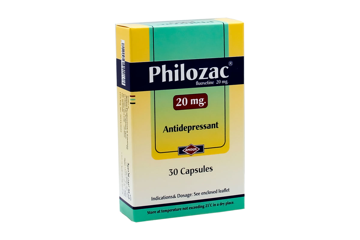 PHILOZAC 20MG 30 CAPS.