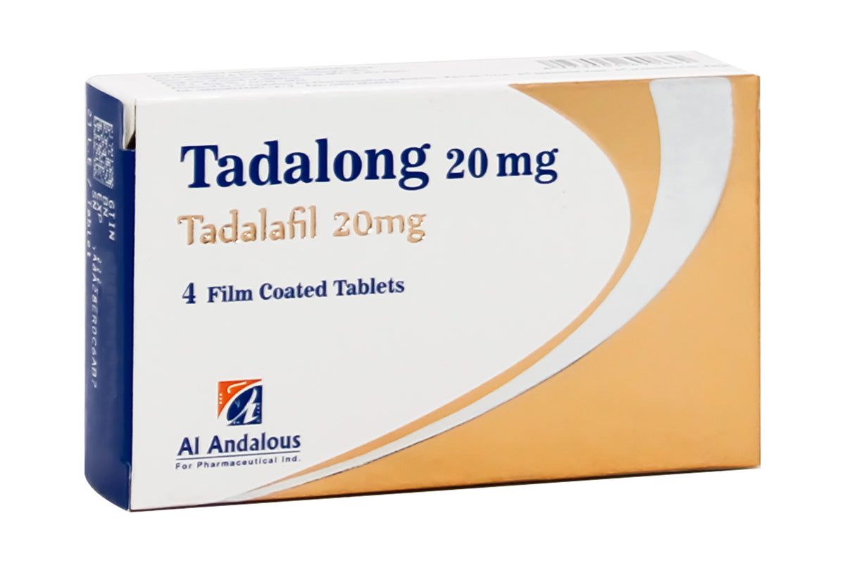 TADALONG 20 MG 4 TABS.