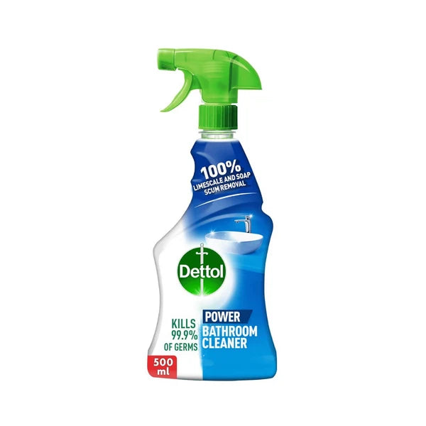 DETTOL POWER BATHROOM CLEANER 500ML 2IN1 OFFER