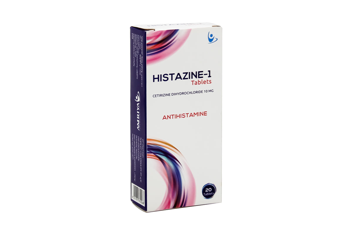 HISTAZINE-1 10 MG 20 TAB