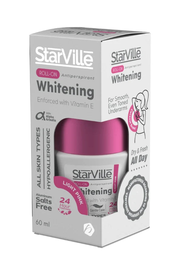 STARVILLE WHITENING LIGHT PINK ROLL ON