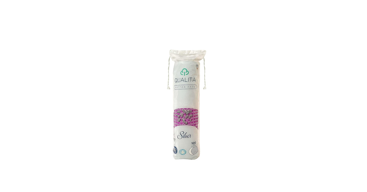 QUALITA COTTON PADS SILVER 100 PCS