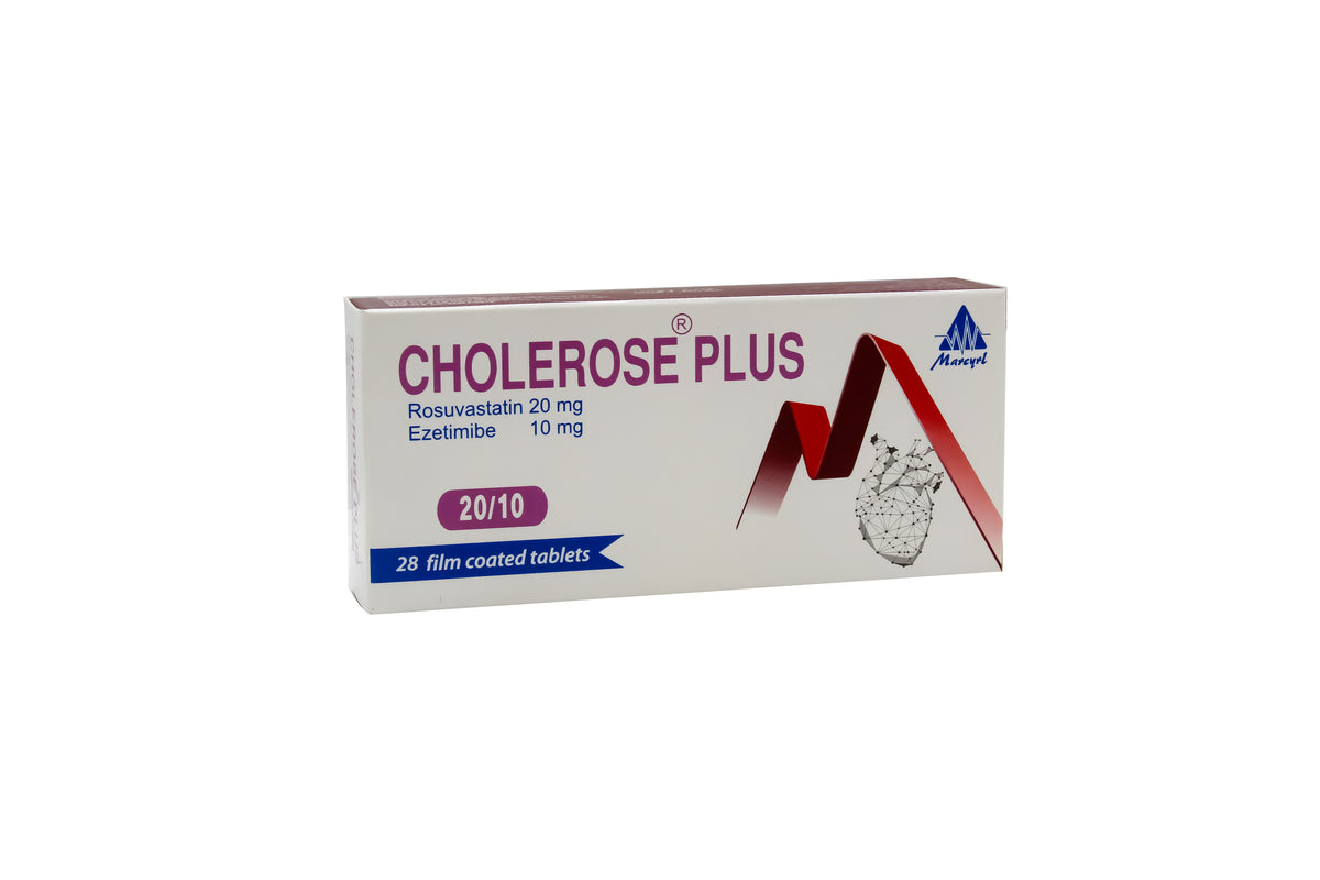 CHOLEROSE PLUS 10/20 MG 28 F.C.TAB