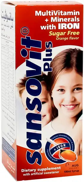 SANSOVIT IRON 100 G SYRUP new