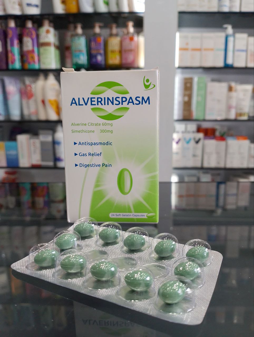 ALVERINSPASM 24 CAPS