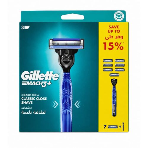 GILLETTE MASCH3 RAZOR+7 BLADES